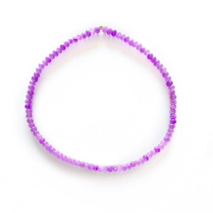 Gemstone Necklace in Purple Haze